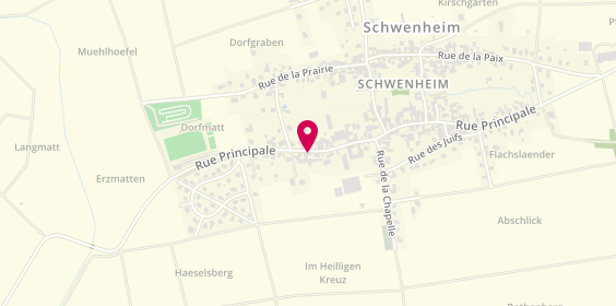 Plan de E.S.P.S, 165 Rue Principale, 67440 Schwenheim