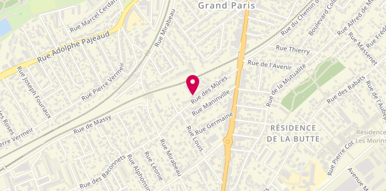 Plan de DL Renov, 44 Rue des Mûres, 92160 Antony