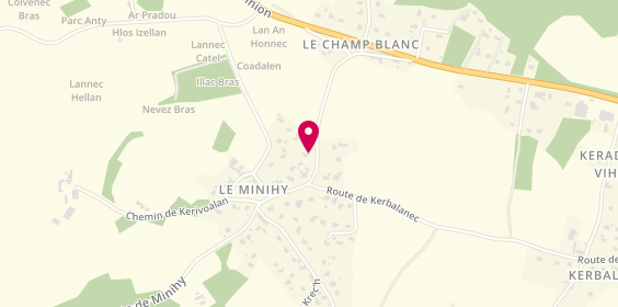 Plan de THOMAS Olivier, 28 Route de Minihy, 22300 Lannion