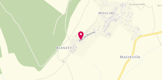 Plan de Jdeco, 13 Route de Blanzey, 54770 Bouxières-aux-Chênes
