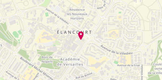 Plan de Lahrichi Entreprise, 2 Avenue Villedieu, 78990 Élancourt