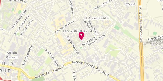 Plan de Adjetey Aristide, 3 Rue Picardie, 94550 Chevilly-Larue