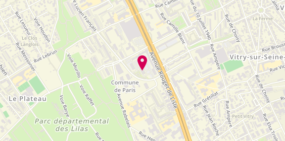Plan de F.M.B, 6 avenue de la Commune de Paris Bât 2, 94400 Vitry-sur-Seine