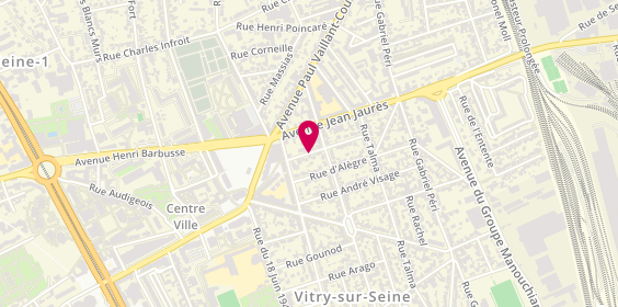 Plan de Al Warda, 21 Rue Marguerites, 94400 Vitry-sur-Seine