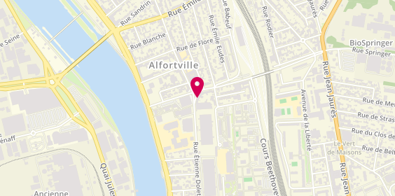 Plan de Costellat couvreur Alfortville, 29 Rue Etienne Dolet, 94140 Alfortville