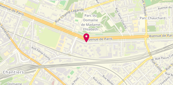 Plan de Jevremovic, 84 Avenue Paris, 78000 Versailles