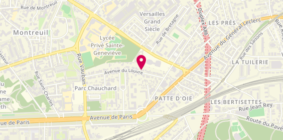 Plan de Renov'Factory, 59 avenue du Louvre, 78000 Versailles