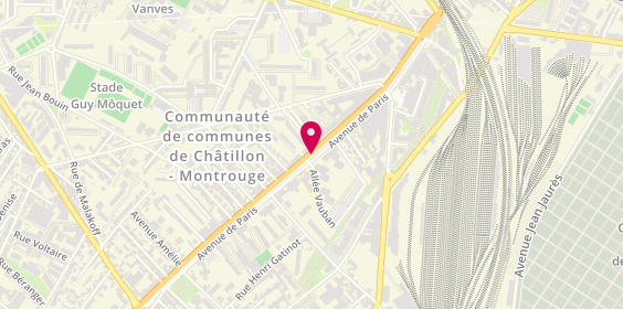 Plan de Stane, 89 Avenue Paris, 92320 Châtillon
