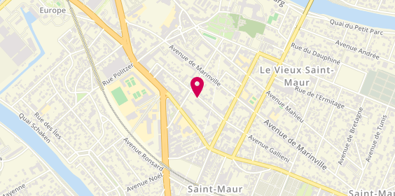 Plan de 2 L.P, 6 avenue Gallieni, 94100 Saint-Maur-des-Fossés