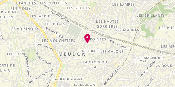 Plan de Couvreur Meudon - la Maison de la Toiture, 6 Rue Claude Dalsème, 92190 Meudon