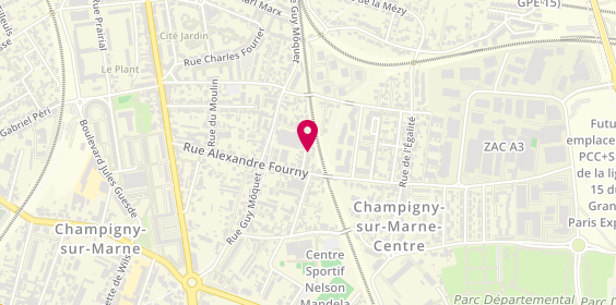 Plan de SBM Rénovation, 10 Rue Bardy, 94500 Champigny-sur-Marne