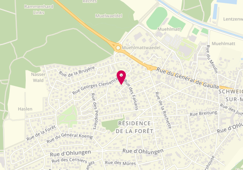 Plan de KIEGER Donatien, 4 Rue de l'Écureuil, 67590 Schweighouse-sur-Moder