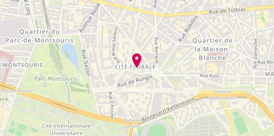 Plan de Prevost Cyrille, 7 Rue Liserons, 75013 Paris