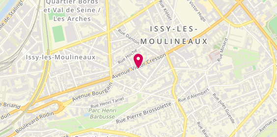 Plan de Ds Déco Rénov, 1 Rue Edouard Branly, 92130 Issy-les-Moulineaux