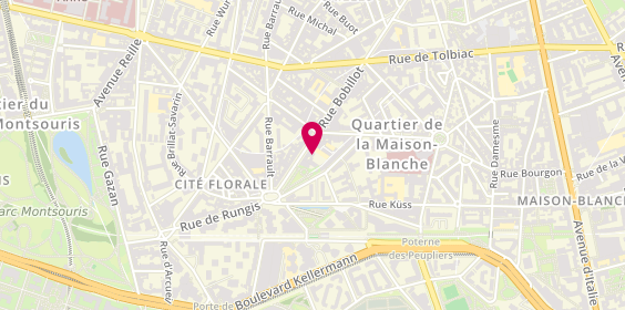 Plan de LOUBERE Olivier, 111 Rue Bobillot, 75013 Paris