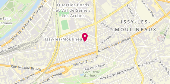 Plan de Atouts Services, 20 Rue d'Estienne d'Orves, 92130 Issy-les-Moulineaux