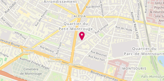 Plan de Batideco L.L, 48 Rue Sarrette, 75014 Paris