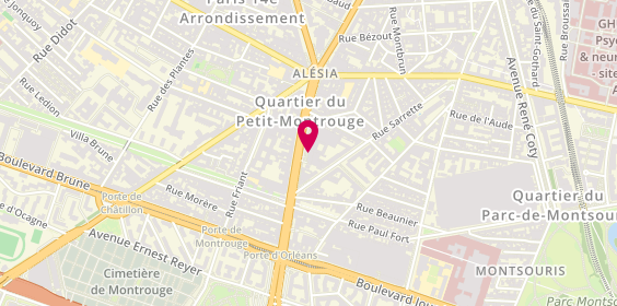 Plan de Carmi, 101 Avenue General Leclerc, 75014 Paris