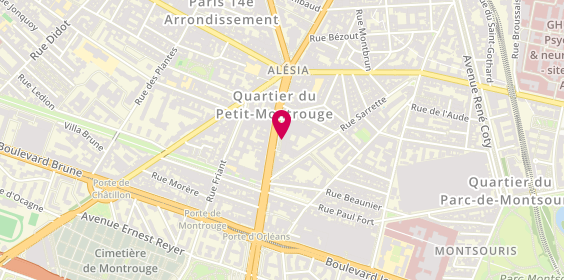 Plan de Jnf-Sarl, 99Bis Avenue du General Leclerc, 75014 Paris