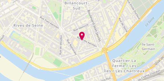 Plan de Accrobat, 27 Rue Yves Kermen, 92100 Boulogne-Billancourt