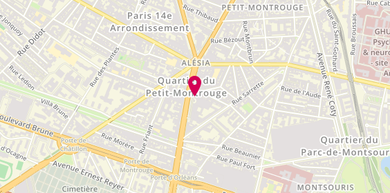 Plan de BALTATESCU Sorin, 93 au 95
93 Avenue du General Leclerc, 75014 Paris
