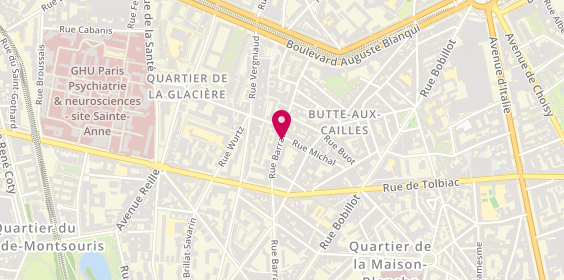 Plan de T.A.D Travaux d'Acces Difficiles, 41 Rue Barrault, 75013 Paris