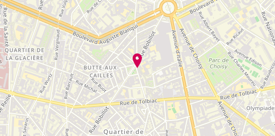 Plan de LUSSEAU Jean Yves, 45 Rue Vandrezanne, 75013 Paris