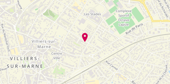 Plan de Pereira Paul, 44 Avenue Lecomte, 94350 Villiers-sur-Marne