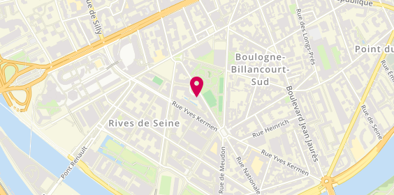 Plan de Maitre Carré, 1 place Paul Verlaine, 92100 Boulogne-Billancourt