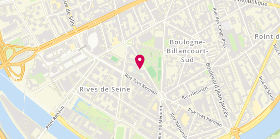 Plan de Les Compagnons Bf Toiture, 1 place Paul Verlaine, 92100 Boulogne-Billancourt