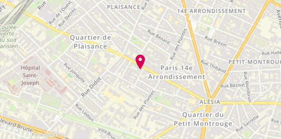 Plan de MAROTI Laslo, 141 Bis Rue D&#039;Alesia, 75014 Paris