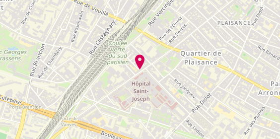 Plan de Michel Joly, 156 Rue Raymond Losserand, 75014 Paris