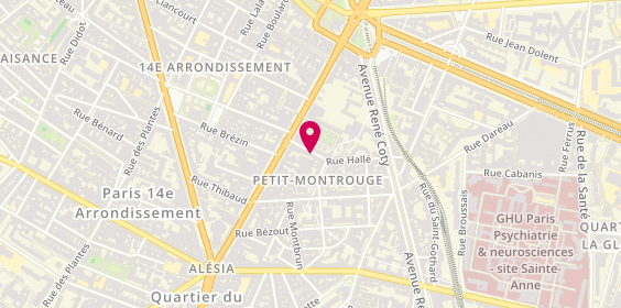 Plan de S.P Bâtiment, 5 Rue Sophie Germain, 75014 Paris