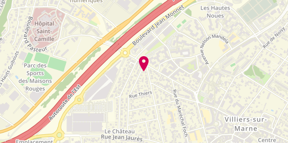 Plan de CPB - Contact Peinture Bâtiment, 49 Boulevard Aristide Briand, 94350 Villiers-sur-Marne