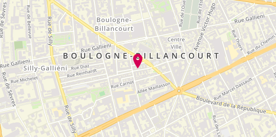 Plan de P M J, 54 Rue Georges Sorel, 92100 Boulogne-Billancourt
