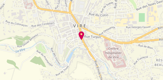Plan de Leverrier, Vire 12 Rue Armand Gasté, 14500 Vire-Normandie