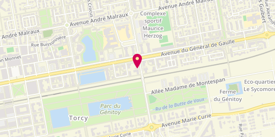 Plan de Alexandre Peinture, 24 Boulevard des Genêts, 77600 Bussy-Saint-Georges