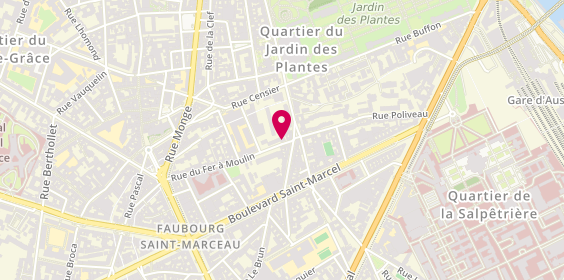Plan de Takapesse, 4 Rue du Fer à Moulin, 75005 Paris