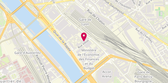 Plan de Arc en Ciel, 25 Rue Villiot, 75012 Paris
