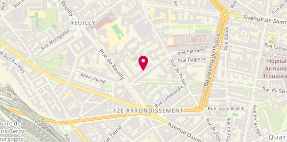 Plan de Zia Batiment, 39 Rue de la Gare de Reuilly, 75012 Paris