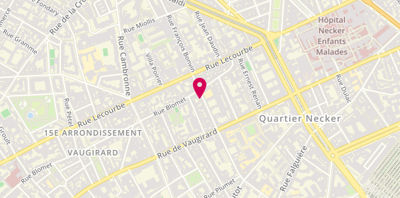 Plan de L.T.B Paris, 12 Rue des Volontaires, 75015 Paris