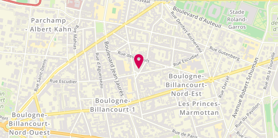 Plan de PIROJOC Lilian, 50 Rue Gambetta, 92100 Boulogne-Billancourt