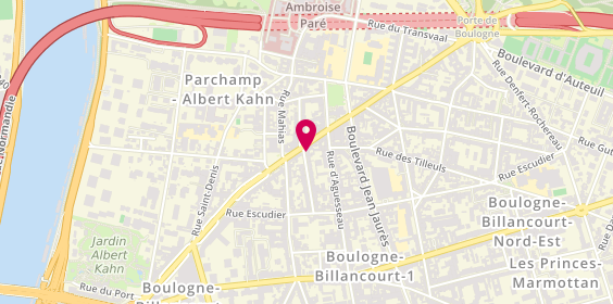 Plan de V.P Batiment, 1 Rue Alfred Laurant, 92100 Boulogne-Billancourt