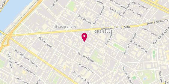 Plan de Vale Rego Mota Saul, 75 Rue de Lourmel, 75015 Paris