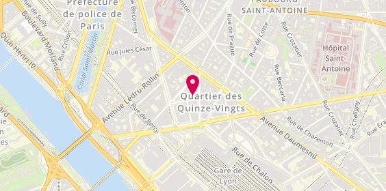 Plan de AZ Bâtiment, 9 Rue Parrot, 75012 Paris