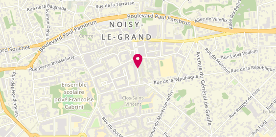 Plan de SERELLE Patrice, 31 Avenue Aristide Briand, 93160 Noisy-le-Grand