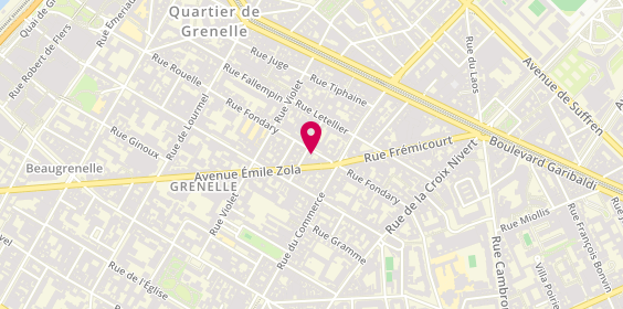 Plan de Entreprise Pinto, 42 Rue Fondary, 75015 Paris