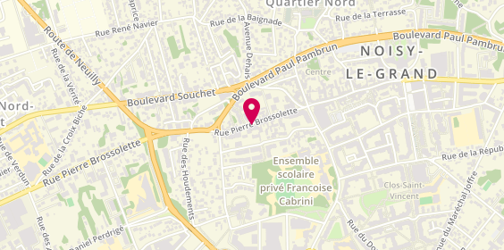Plan de LAMBERT Philippe, 100 Rue Pierre Brossolette, 93160 Noisy-le-Grand