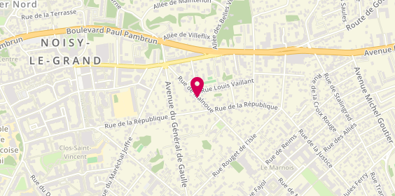 Plan de D.S.D, 16 Rue Malnoue, 93160 Noisy-le-Grand