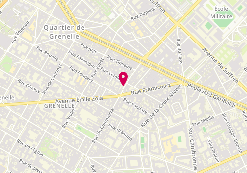 Plan de GALEJ Krzysztof, 28 Rue Commerce, 75015 Paris